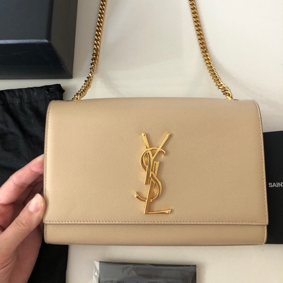 YSL Saint Laurent nude Kate bag with gold hardware - Picture 5 of 8